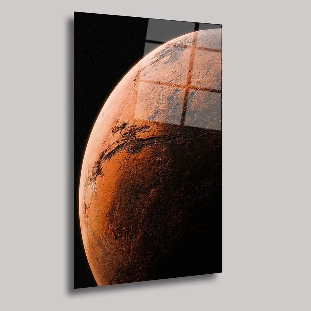 MARS'IN YÜZÜ - CAM TABLO - DEG0046