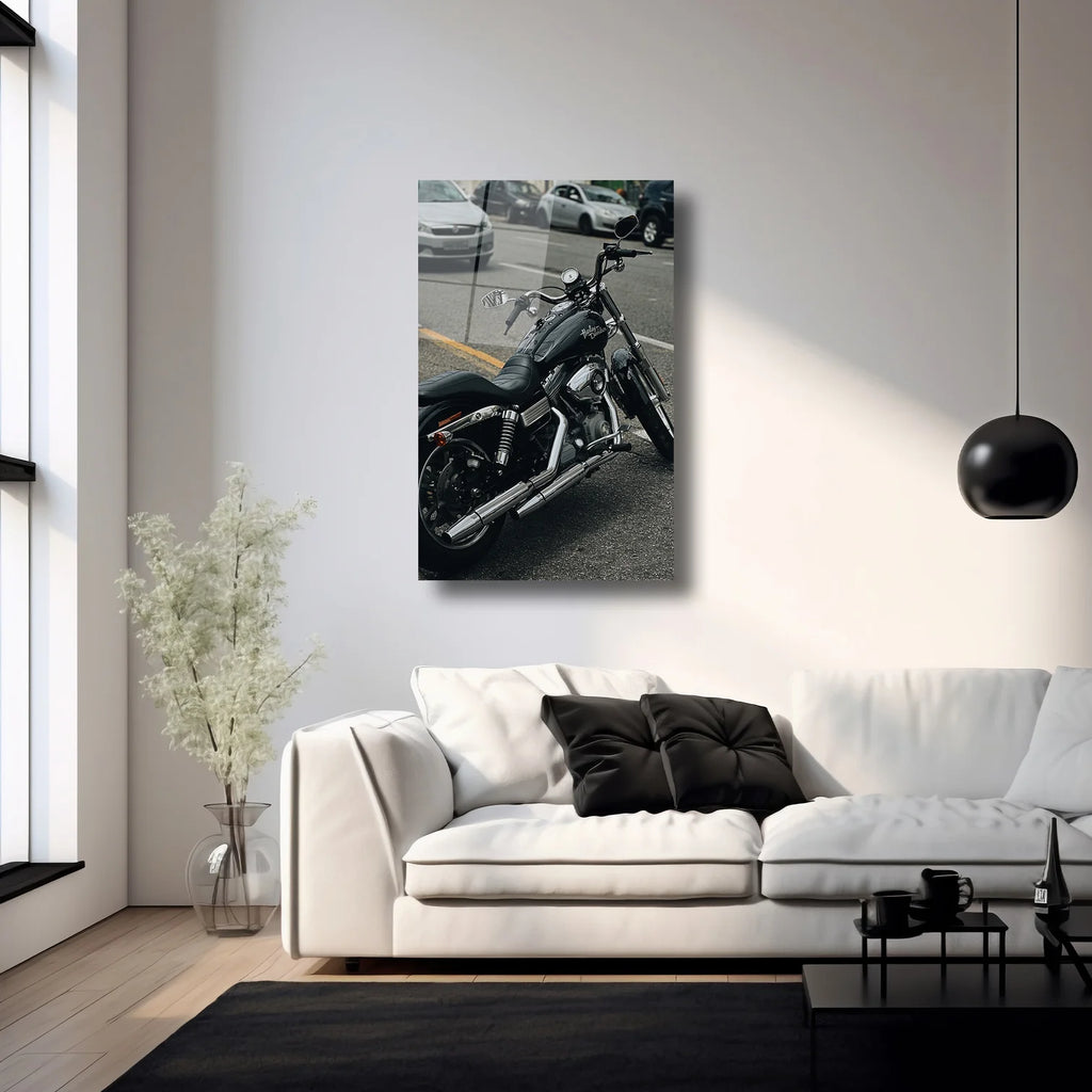 KLASİK HARLEY-DAVIDSON - CAM TABLO - DEG0192