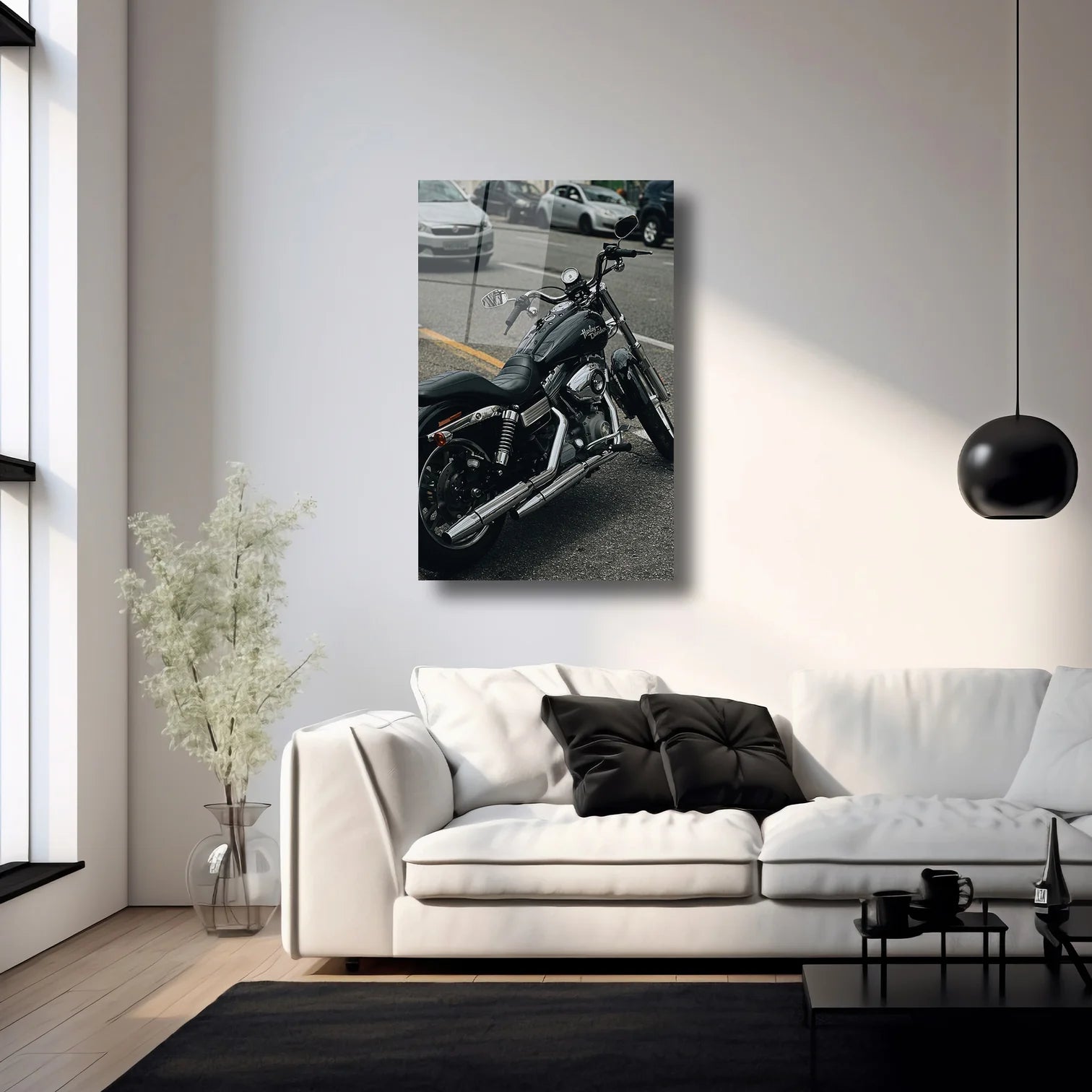 KLASİK HARLEY-DAVIDSON - CAM TABLO - DEG0192