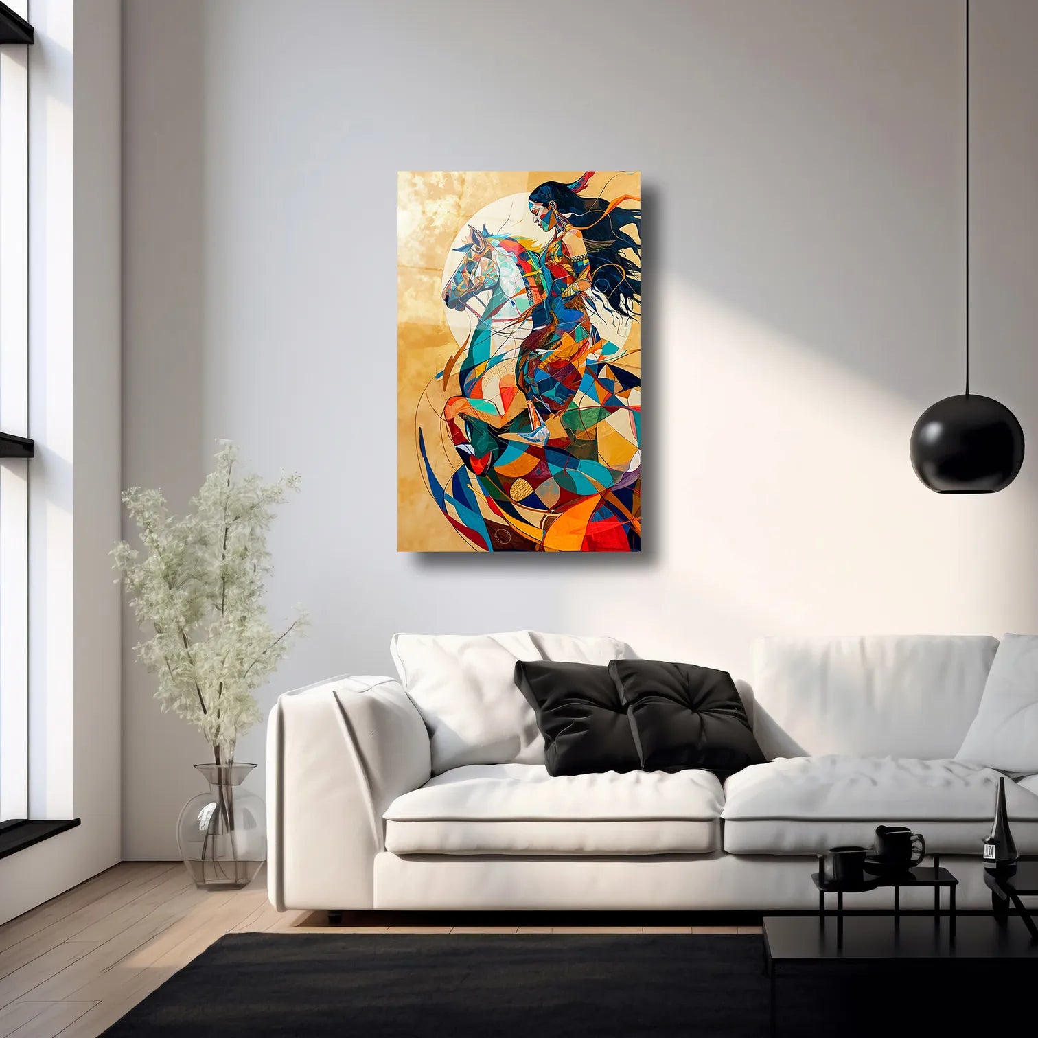 ÖZGÜRLÜĞÜN RENKLERİ ILLUSTRATION ART - CAM TABLO - DEG0144