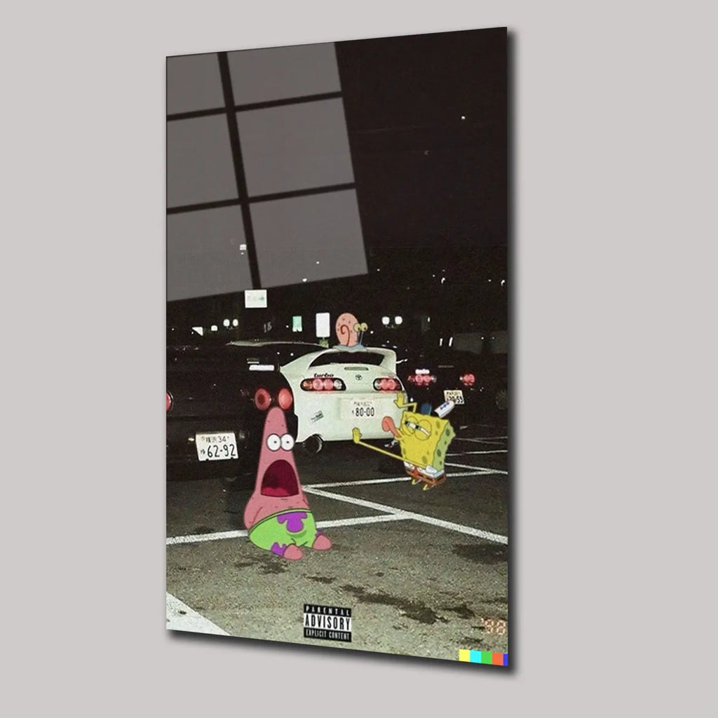 TOKYO DRİFT SUNGER BOB EDITION - CAM TABLO - DEG0226