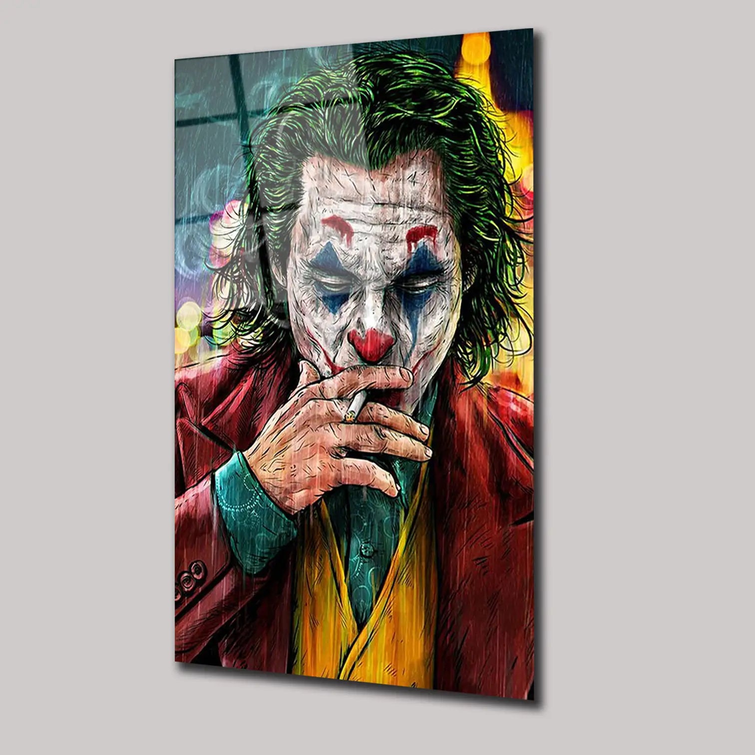 İLLÜSTRASYON JOKER - CAM TABLO - DEG0039