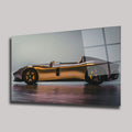 GÜMÜŞ FERRARI MONZA SP1 SPOR ARABA YAN GÖRÜNÜM YATAY CAM TABLO - DEG0332
