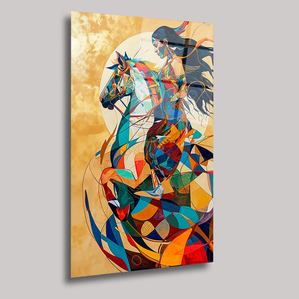 ÖZGÜRLÜĞÜN RENKLERİ ILLUSTRATION ART - CAM TABLO - DEG0144