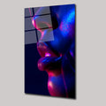 NEON KADIN YÜZ DETAYI - CAM TABLO - DEG0090