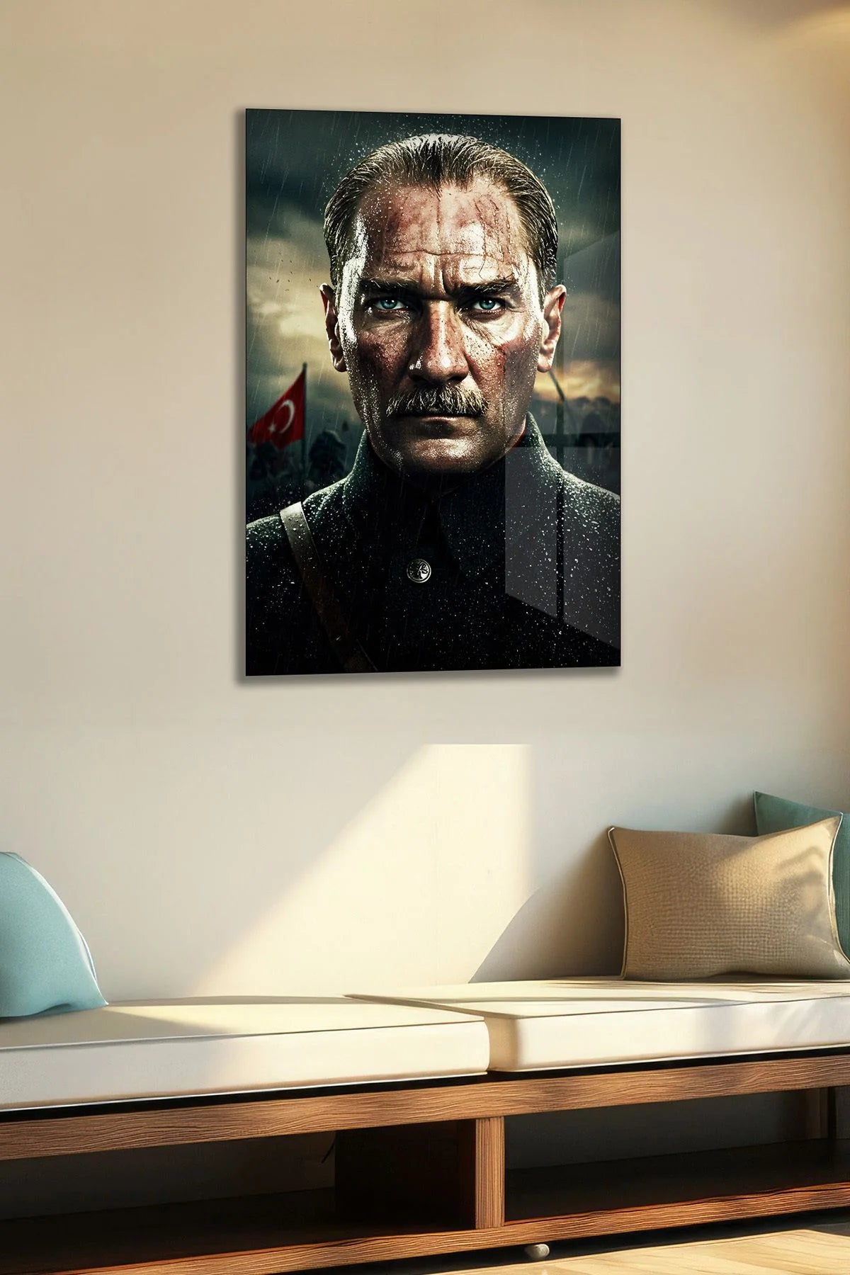 Mustafa Kemal Atatürk Cam Tablo