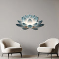 Lotus Çiçeği Metal Tablosu