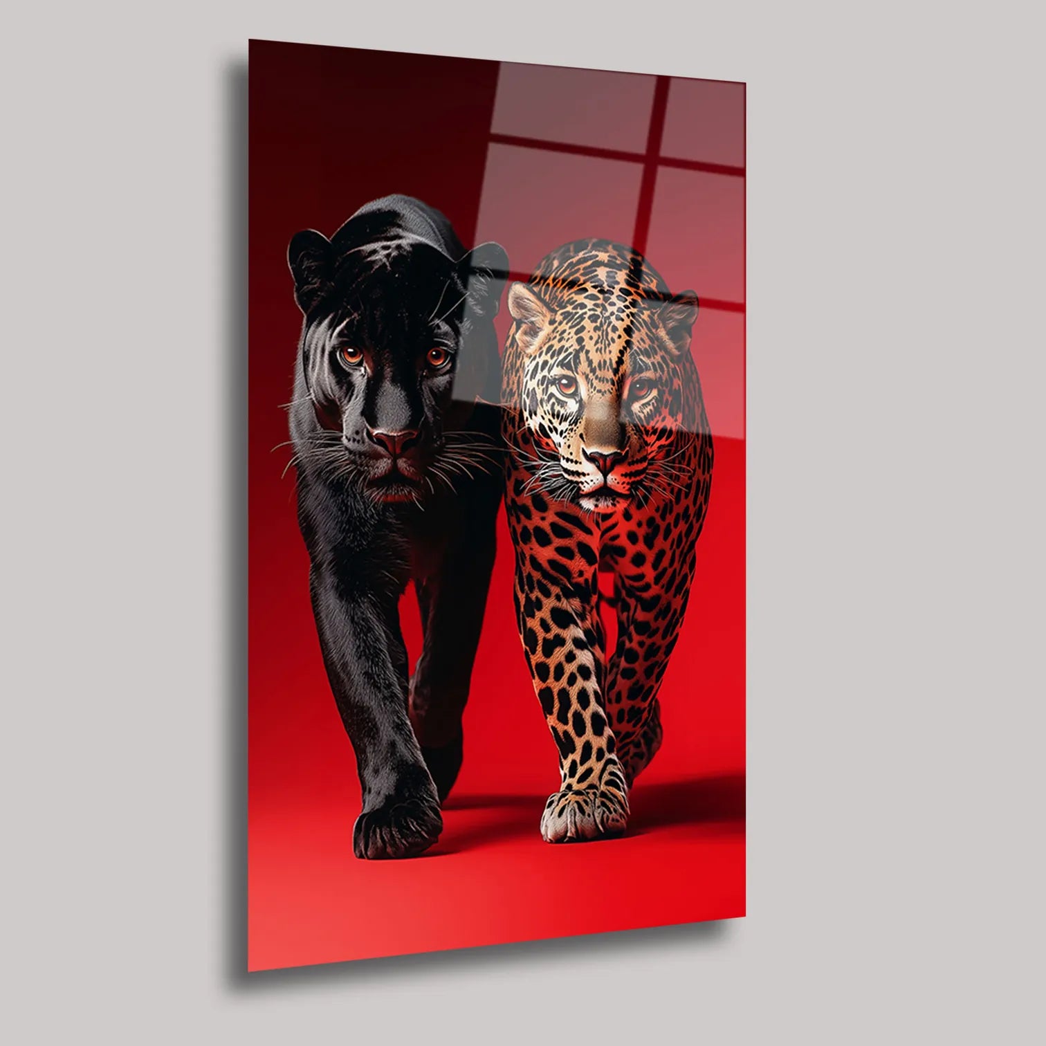 PANTER VE JAGUAR - CAM TABLO - DEG0235