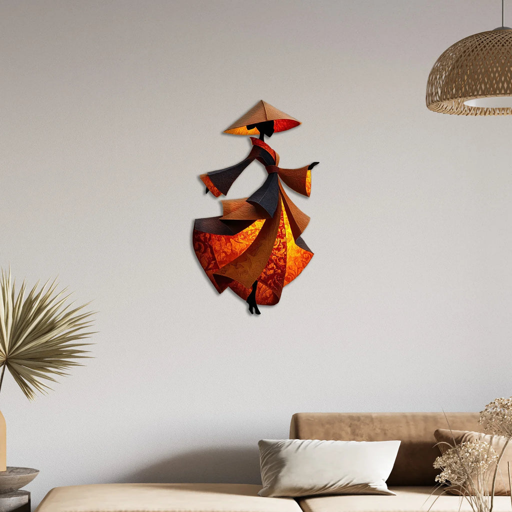 Oryantel Kimono Metal Tablo
