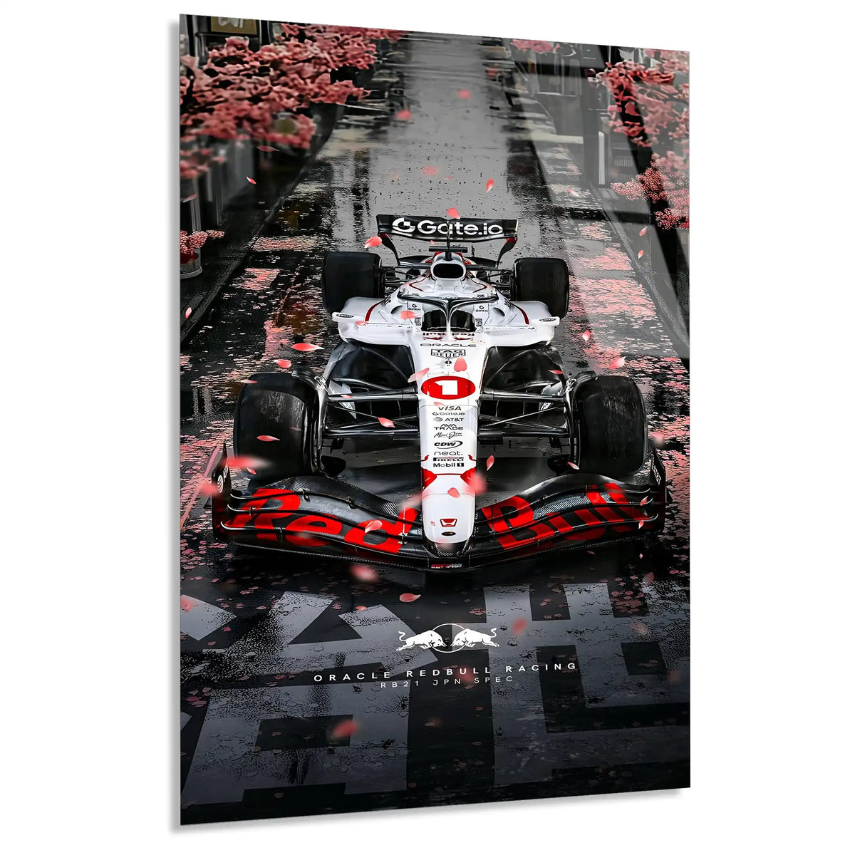 Japonya GP Red Bull F1 Cam Tablo – Formula 1 Duvar Dekoru - DEG0839