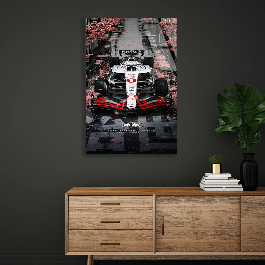 Japonya GP Red Bull F1 Cam Tablo – Formula 1 Duvar Dekoru - DEG0839