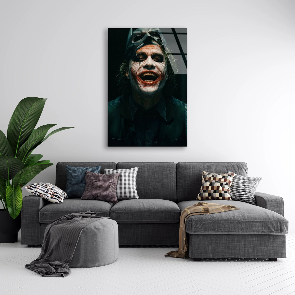 Joker Portre Cam Tablo
