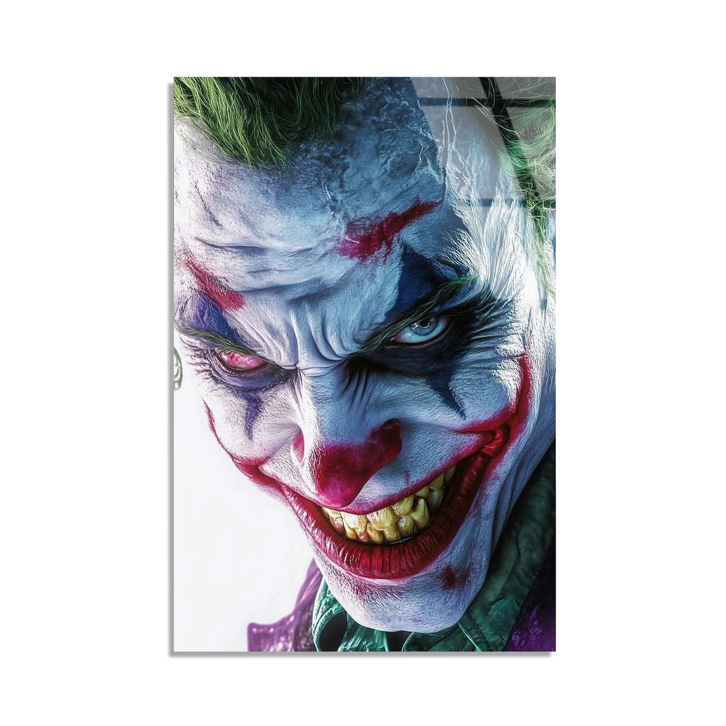 Joker Portresi Cam Tablo