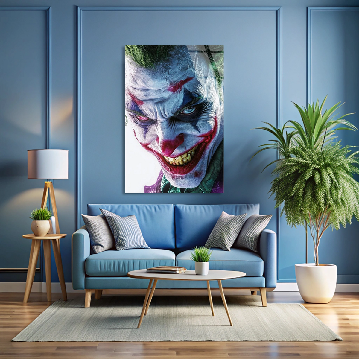Joker Portresi Cam Tablo