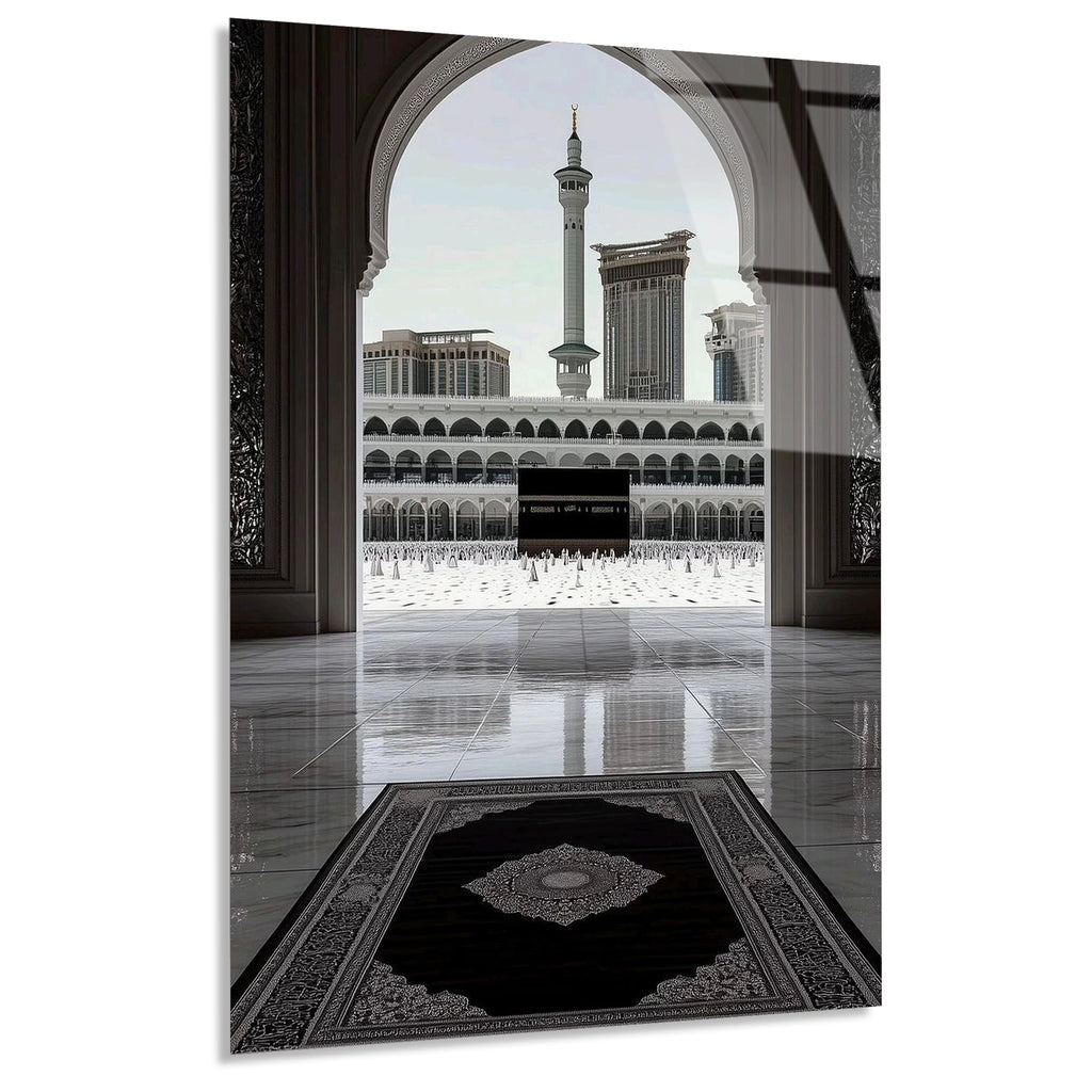 Kabe Mekke Ic Mekan Cam Tablo