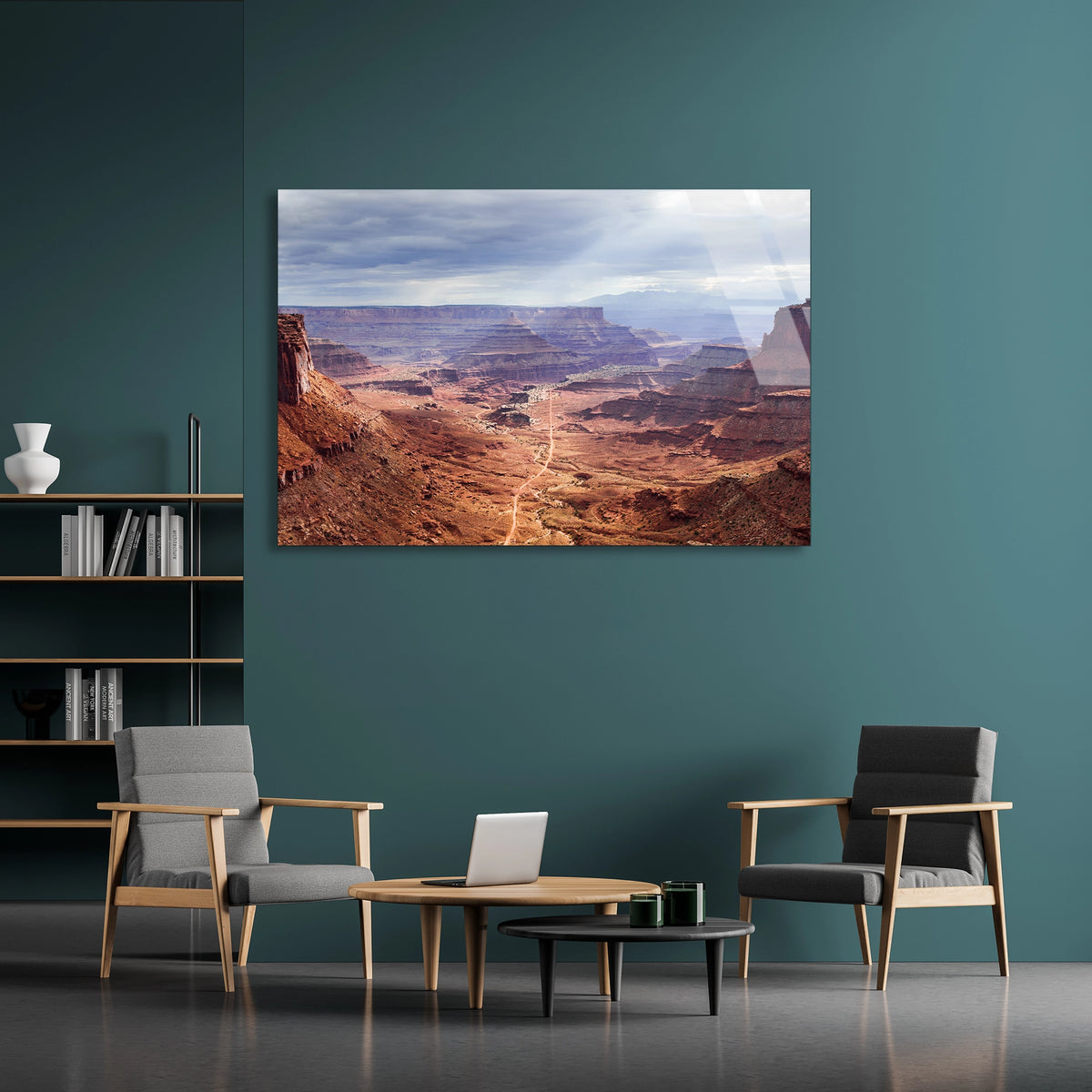 Kanyon Manzarası Cam Tablo