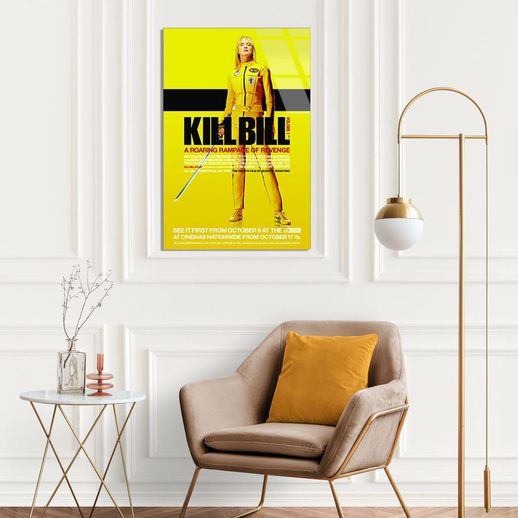 Kill Bill Afis Cam Tablo