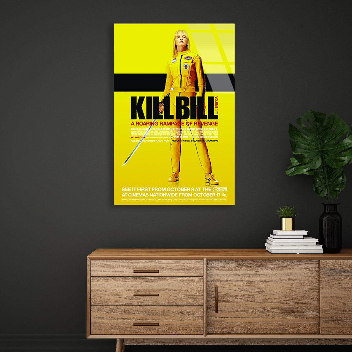 Kill Bill Afis Cam Tablo