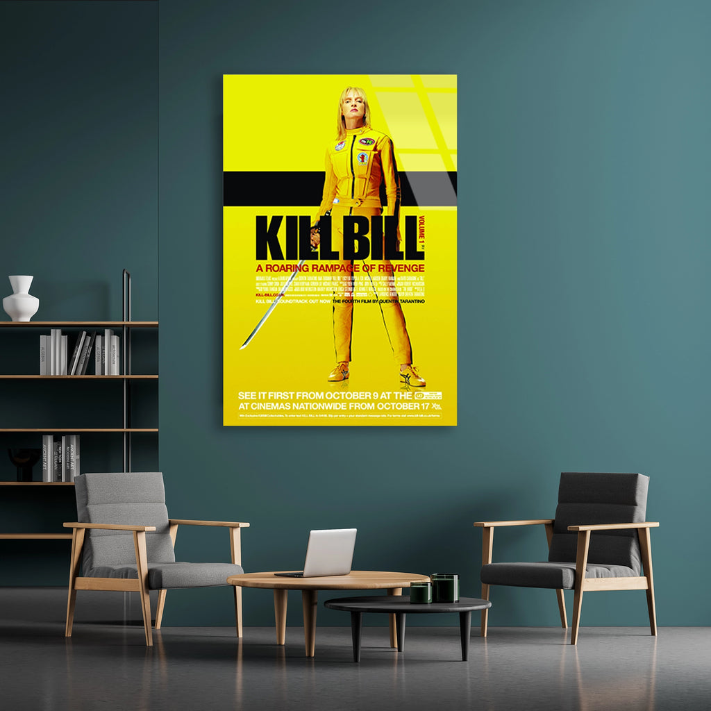 Kill Bill Afis Cam Tablo