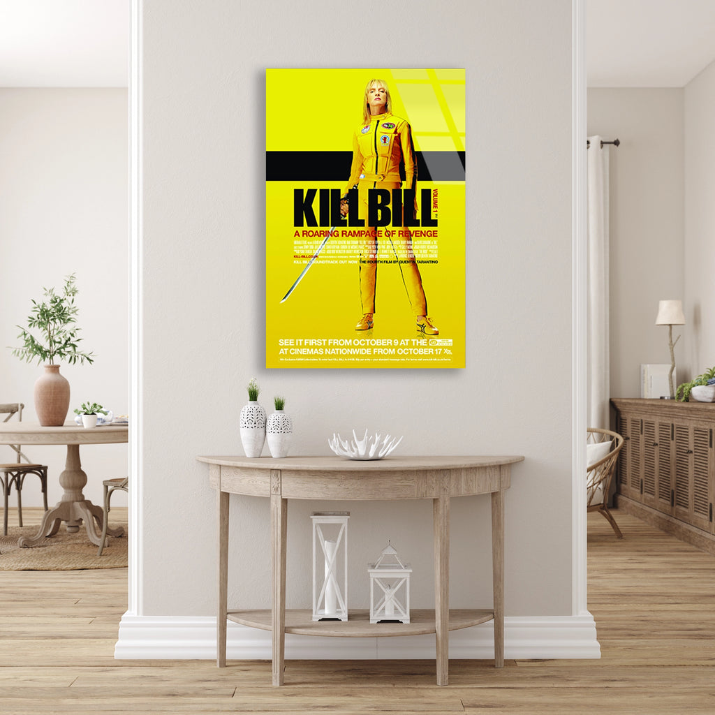 Kill Bill Afis Cam Tablo