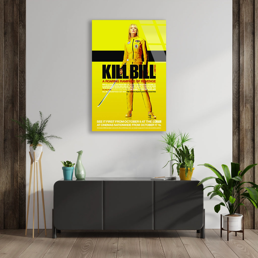Kill Bill Afis Cam Tablo