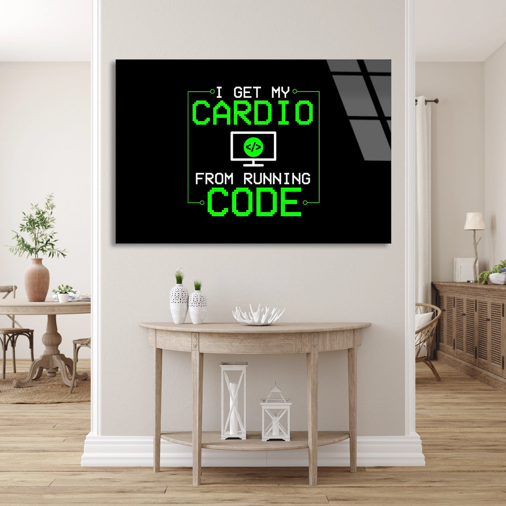 Kod Esprisi Cam Tablo