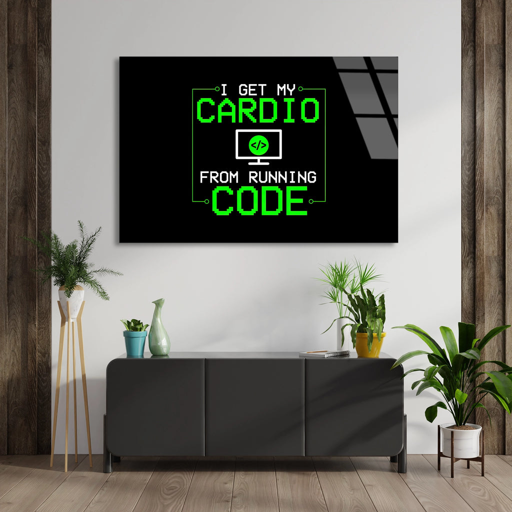 Kod Esprisi Cam Tablo