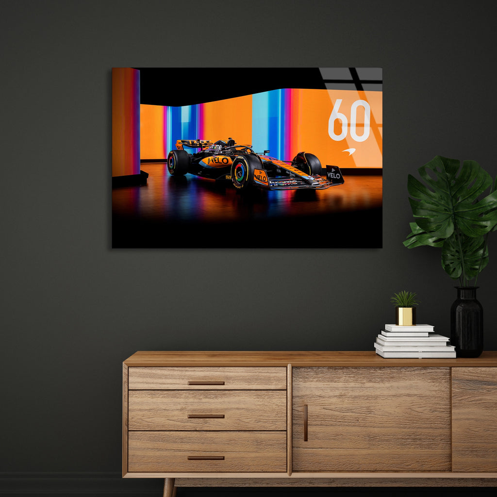 Mclaren F1 Aracı Cam Tablo