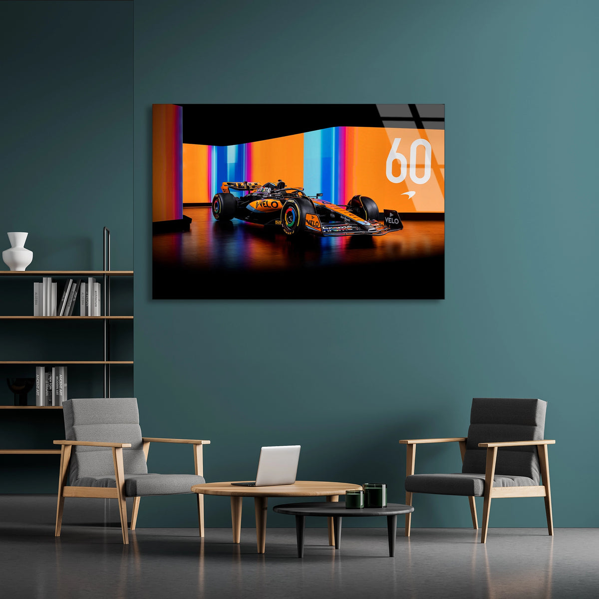 Mclaren F1 Aracı Cam Tablo