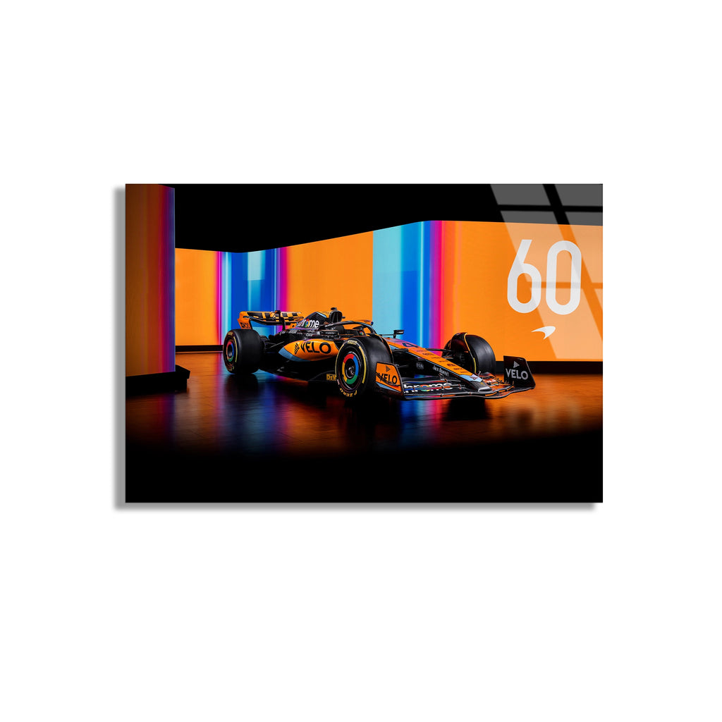 Mclaren F1 Aracı Cam Tablo