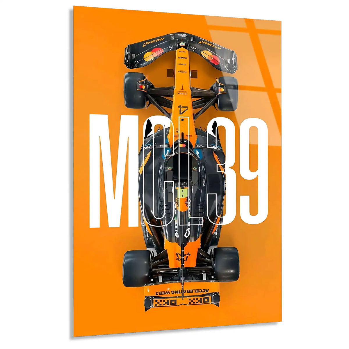 McLaren MCL39 Poster F1 Cam Tablo – Formula 1 Duvar Dekoru - DEG0824