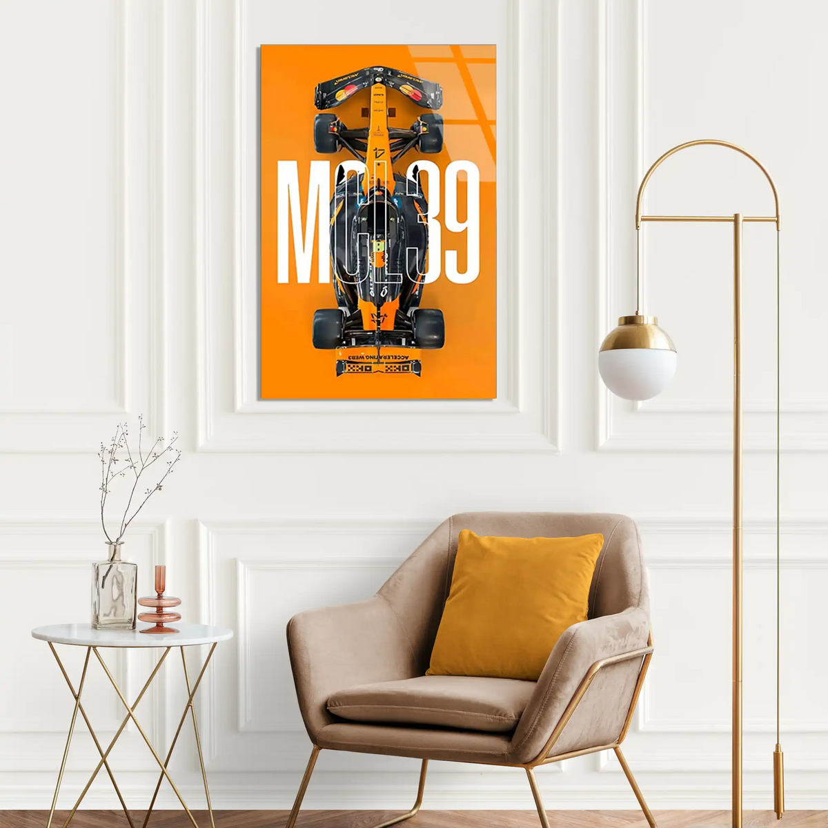 McLaren MCL39 Poster F1 Cam Tablo – Formula 1 Duvar Dekoru - DEG0824