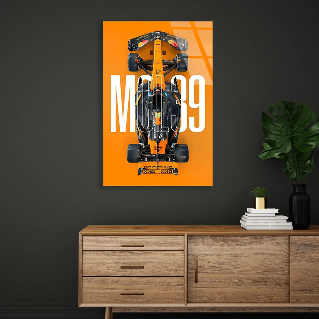 McLaren MCL39 Poster F1 Cam Tablo – Formula 1 Duvar Dekoru - DEG0824