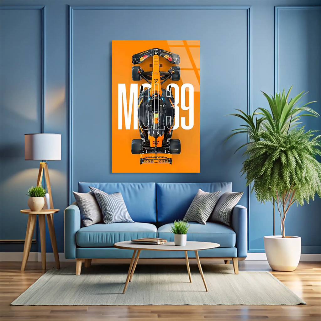 McLaren MCL39 Poster F1 Cam Tablo – Formula 1 Duvar Dekoru - DEG0824