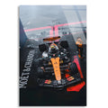 McLaren Üstten Gece Yağmuru F1 Cam Tablo – Formula 1 Duvar Dekoru - DEG0867