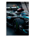 Mercedes Arka Görünüm F1 Cam Tablo – Formula 1 Duvar Dekoru - DEG0834