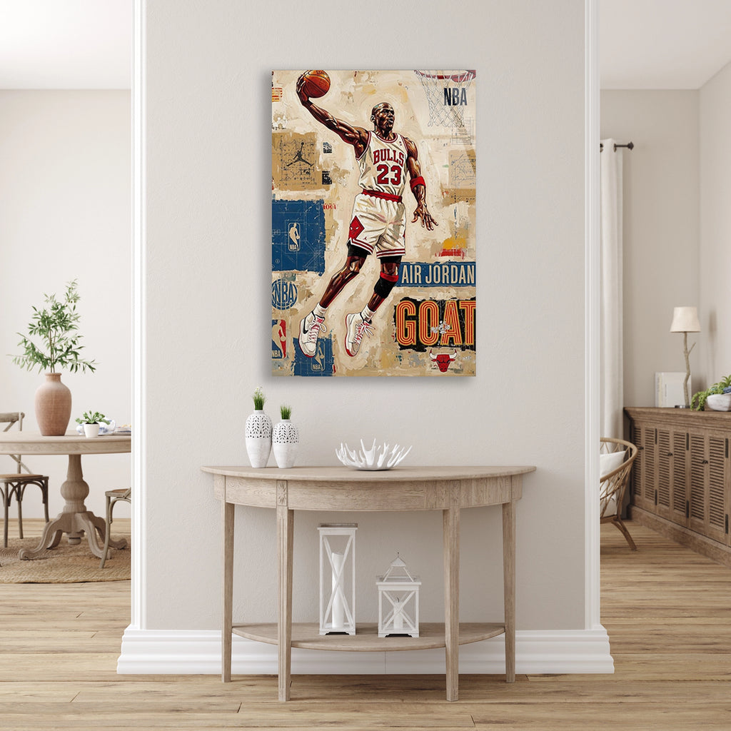 Michael Jordan Smac Basketbol Cam Tablo