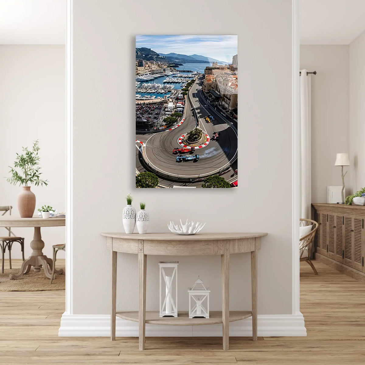 Monaco Pisti Havadan F1 Cam Tablo – Formula 1 Duvar Dekoru - DEG0878
