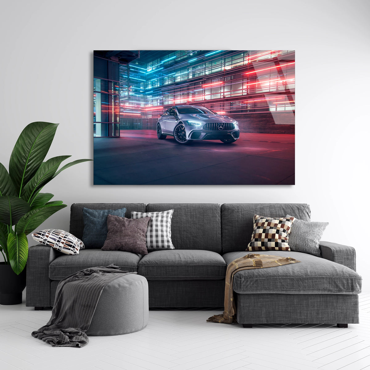 Neon Mercedes Amg Cam Tablo