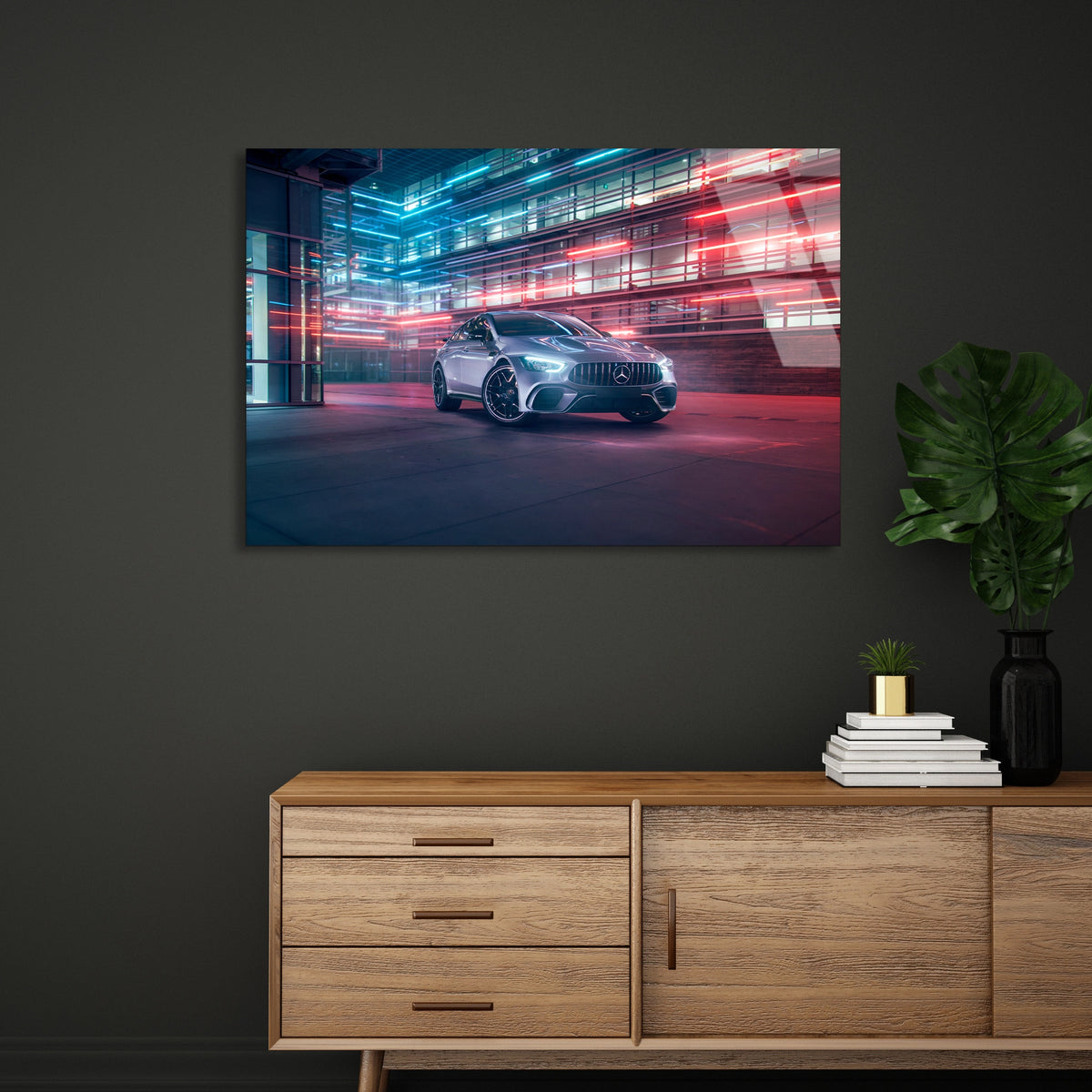Neon Mercedes Amg Cam Tablo