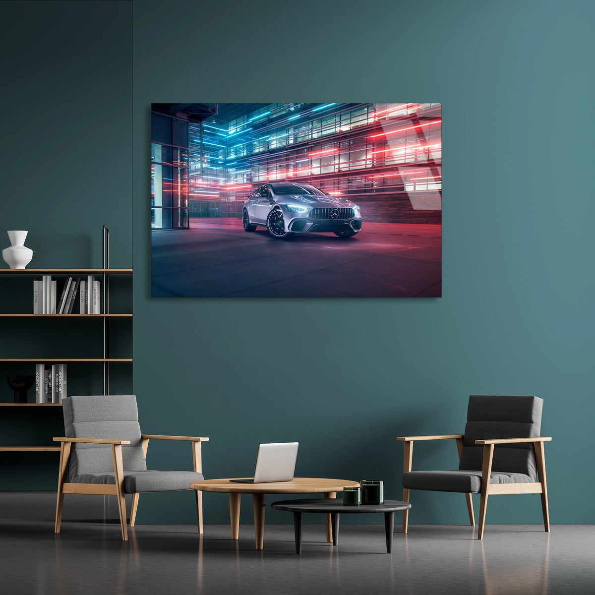 Neon Mercedes Amg Cam Tablo