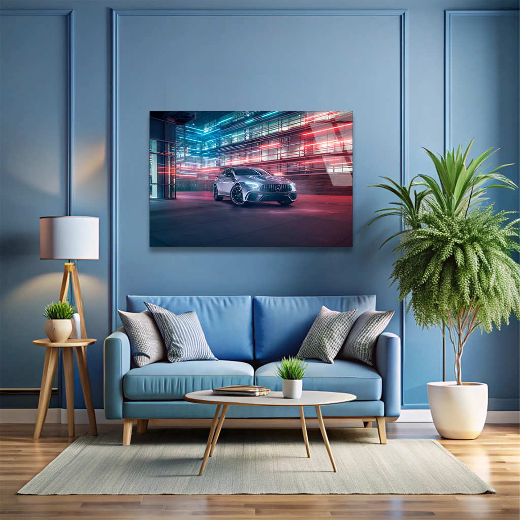 Neon Mercedes Amg Cam Tablo