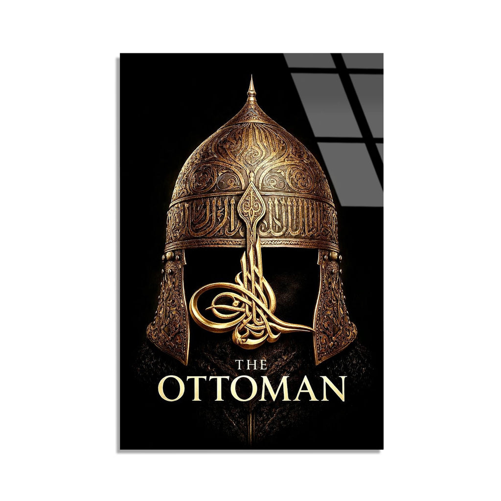 Osmanli Tugrali Migfer Cam Tablo