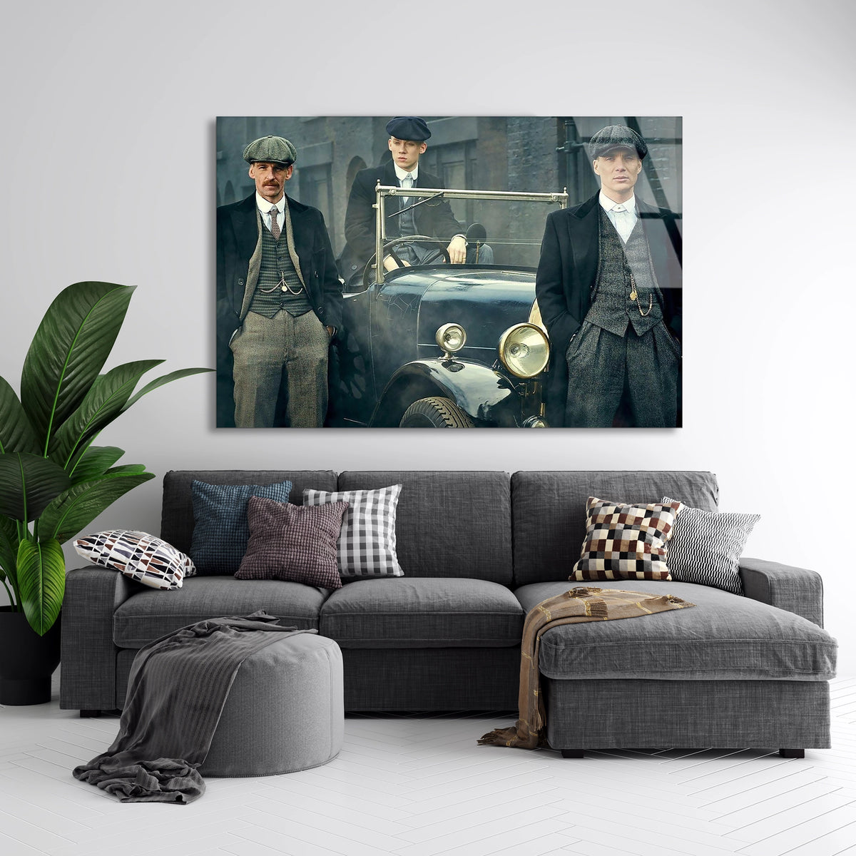 Peaky Blinders Sahnesi Cam Tablo