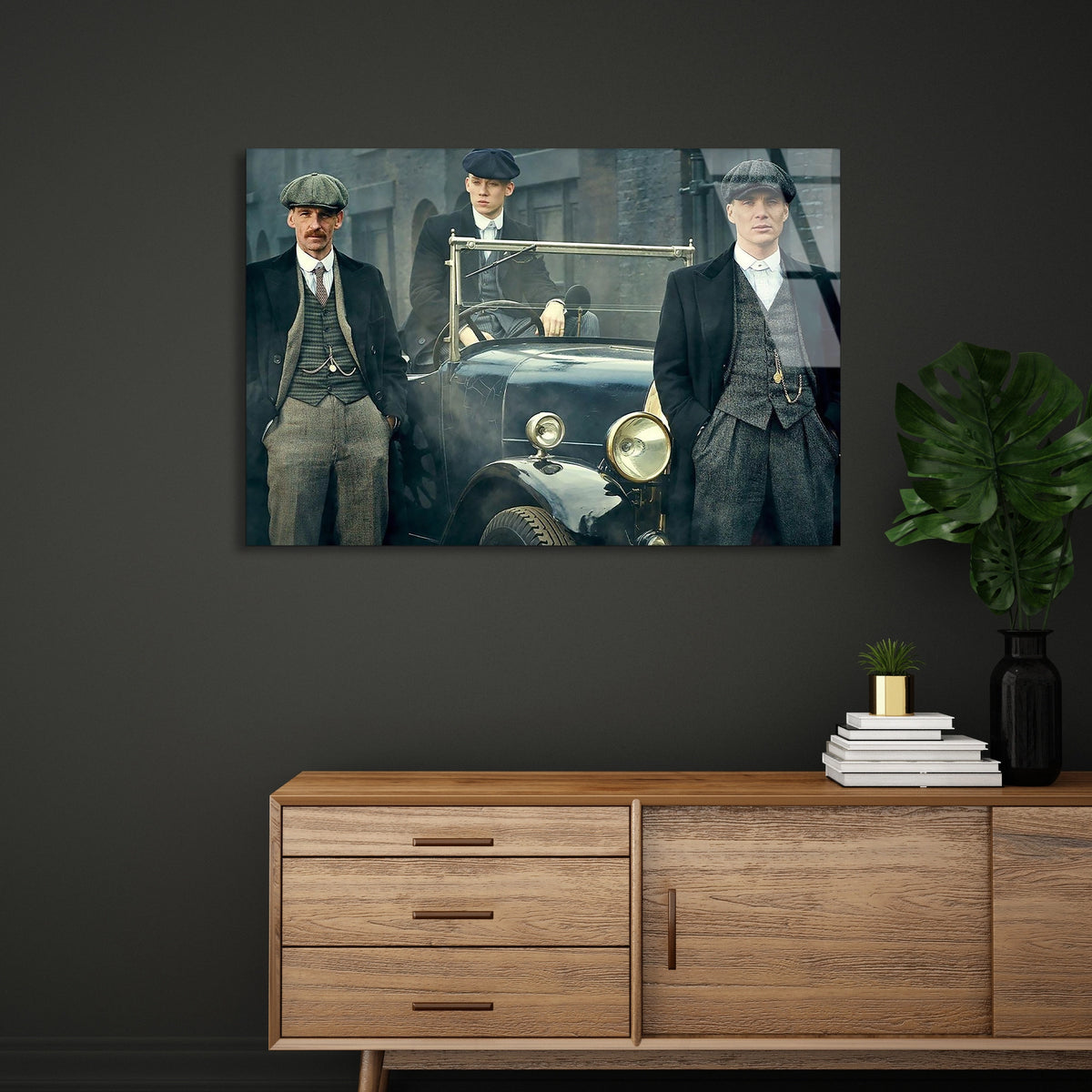 Peaky Blinders Sahnesi Cam Tablo