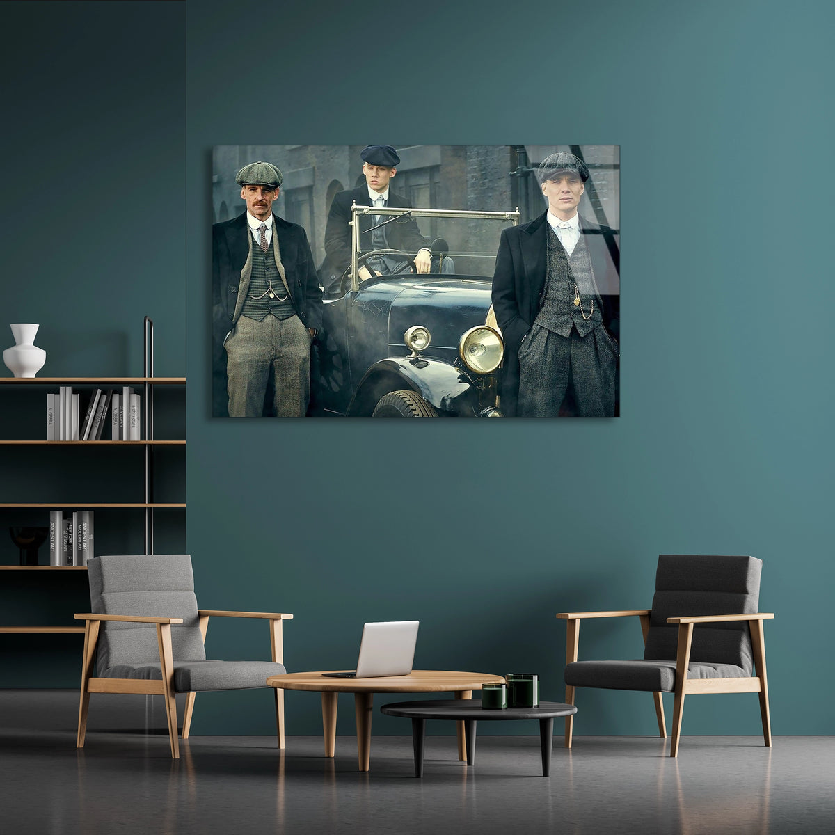 Peaky Blinders Sahnesi Cam Tablo