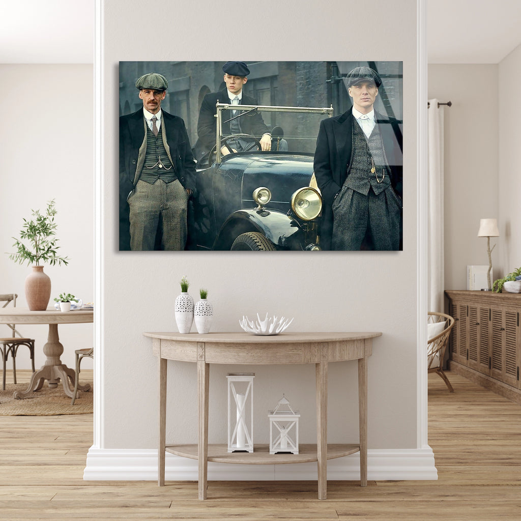 Peaky Blinders Sahnesi Cam Tablo