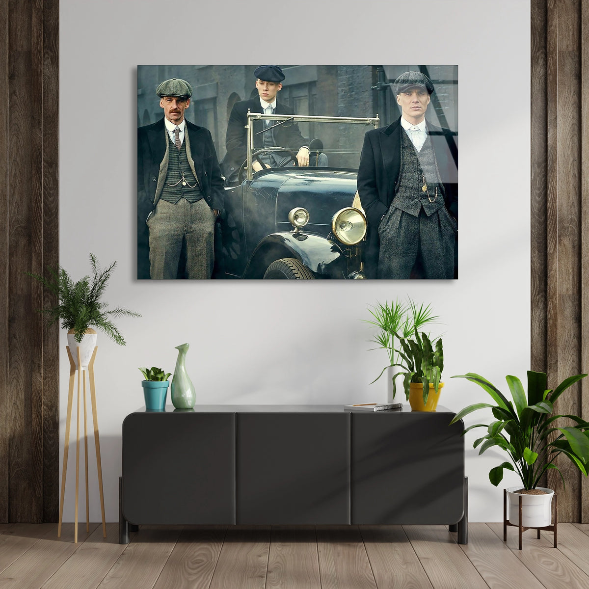 Peaky Blinders Sahnesi Cam Tablo