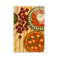 Pizza Ve Domates Masasi Cam Tablo