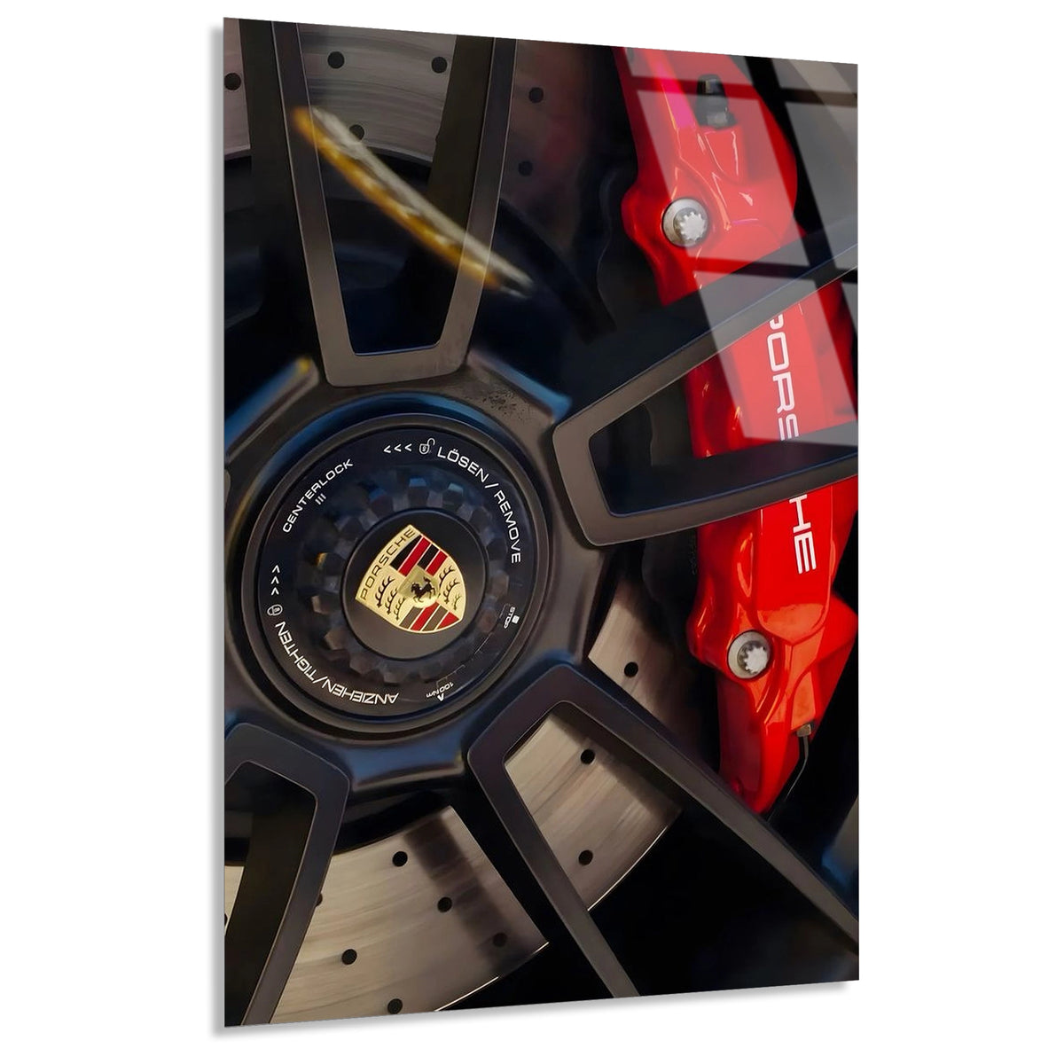 Porsche Jant Detay Cam Tablo